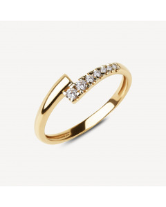 Эксклюзивное золотое кольцо с бриллиантами. Артикул 3720342