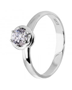 Золотое кольцо с бриллиантом. Артикул 3720181