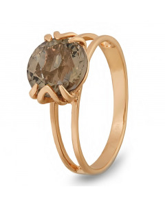 Gold ring with smoky quartz. Artnumber 6920327