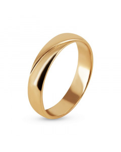 Классическое обручальное кольцо из золота 585 пробы. Артикул 8020243