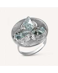 Кольцо из серебра с топазом. Артикул 9621134