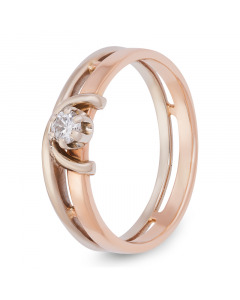 Золотое кольцо с бриллиантами. Артикул 3029720