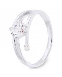 Серебряное кольцо с кубическим цирконием. Артикул 9520015