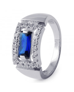 Серебряное кольцо со шпинелью. Артикул 9526071